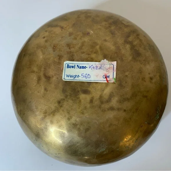 Set of Three Brass singing Bowls - Picture 8 of 12